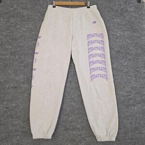 Stray Rats x New Balance Pant Mens Medium The Joker Sweatpants Fleece Grey Relax